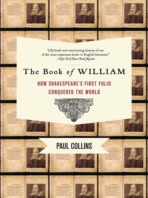 Title details for The Book of William by Paul Collins - Available